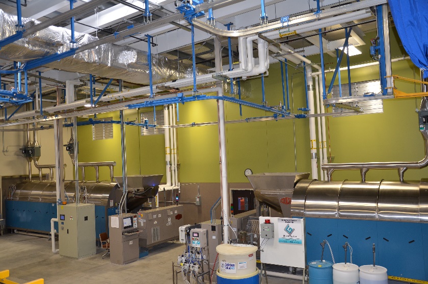Industrial laundry facility
